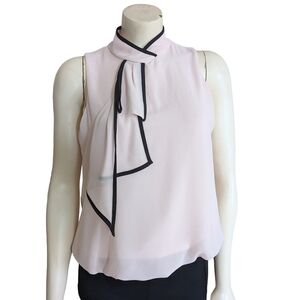 BCX Pink Sleeveless Blouse Size Small